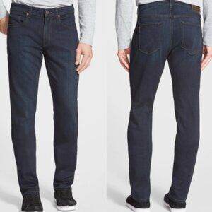 Paige Federal Slim Straight Leg Jeans Dark Blue 21473